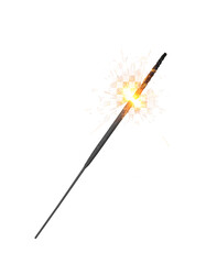 Obraz premium Diagonal Lit Sparkler Stick 