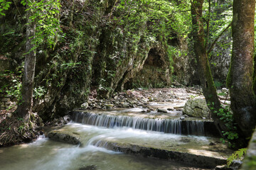 waterfall in the forest, Devils Passage