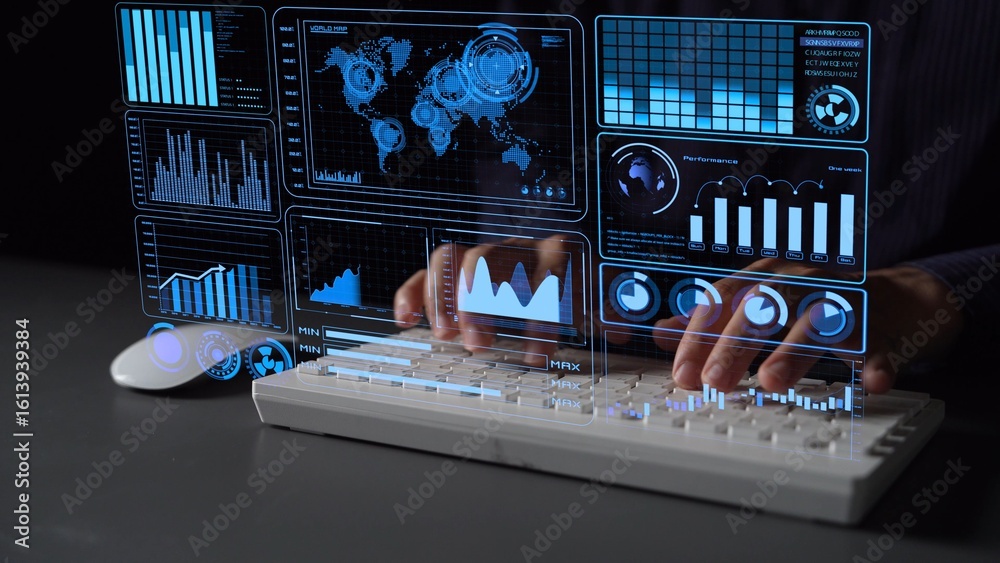 Poster data analytics and big data strategy for real-time analytics, predictive data modeling, business int