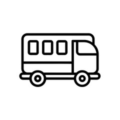 transportation icon pack  bold colors  clean lines