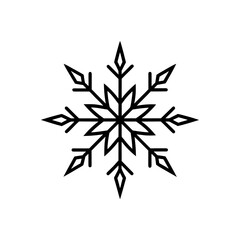 Obraz premium winter snowflake vector pack blue tones transpar