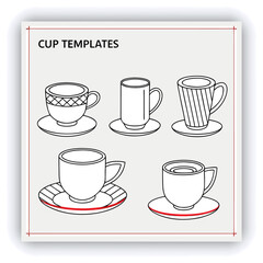 female hand holding white mug with blank copy space for your advertising text message or promotional content, sweet coffee or tea. Girl in green sweater holding white porcelain mug mock up