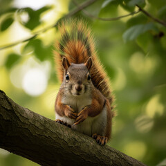 Obraz premium AI Generated Squirrel