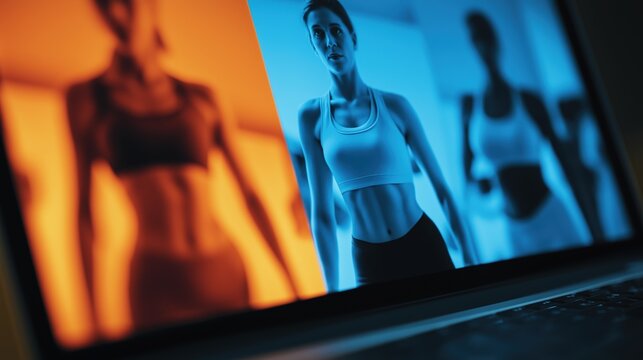 Dynamic Fitness Training Sessions Displayed Online