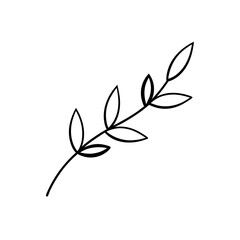  graceful blue olive branch outline seamless borde