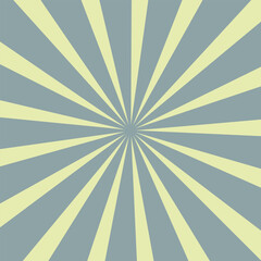 Obraz premium Retro Sunburst Pattern with Faded Yellow and Blue new 2025 trendy sun brust retro background