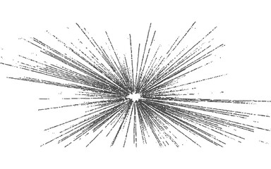 Black abstract starburst explosion splatter grunge texture white.Overlay to create interesting effect and depth. Isolated on white background.