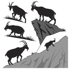 Flying Pigeons And Doves Silhouette Variation B