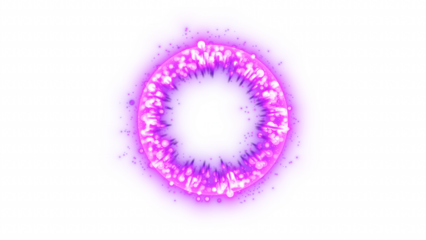 Purple Magic Ring Transparent Alpha