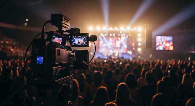 Concert Videography Camera Crowd Stage