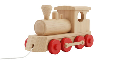 Isolated Toy Train