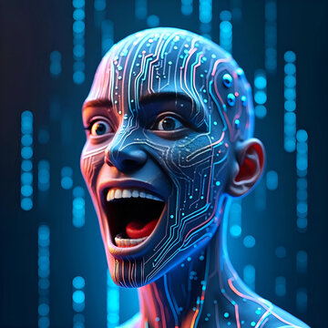 Artificial Intelligence and Human-Machine Integration Concept_3