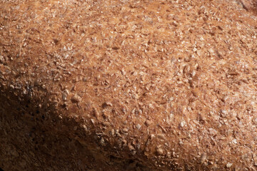close up of a bread texture