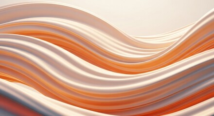 Obraz premium Ivory Tangerine Flowing Light Texture
