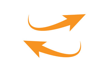 Curve arrow icon. arrow icon for your web site design, logo, app, UI. arrow indicated the direction symbol. curved arrow sign. Black rounded arrow. Vector illustration
