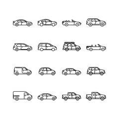 Colorful car, made of building bricks