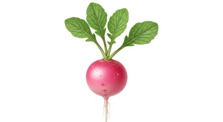 Isolated Radish