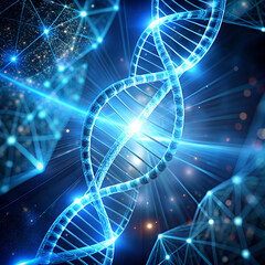 abstract background with dna