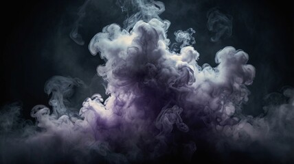 Spooky Exploding Smoke with Empty Center Illustration