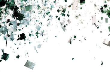 Abstract confetti explosion