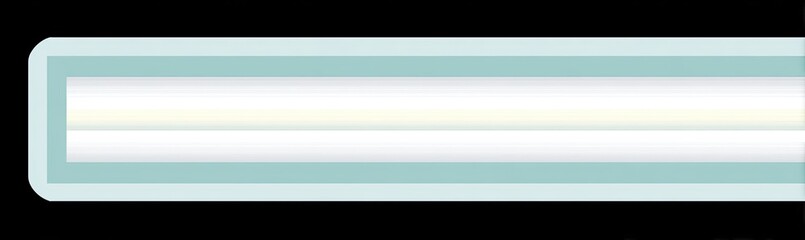 Obraz premium Light tube with light-colored interior and light-blue border