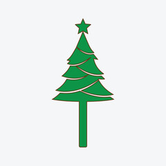 green christmas tree