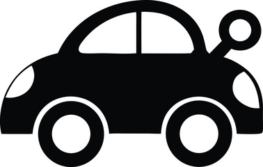 toy car for babies icon. vector illustration