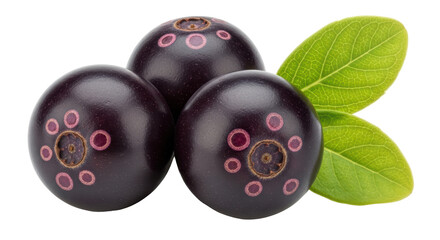 Isolated Acai Berries