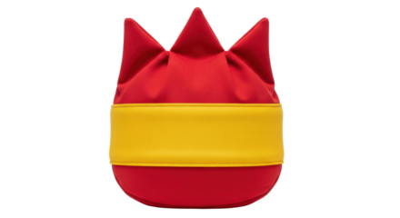 Isolated red and yellow bag