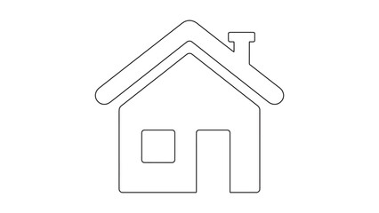 Lotus Flower Line Art Vector Illustration for Botanical and Floral Design Projects