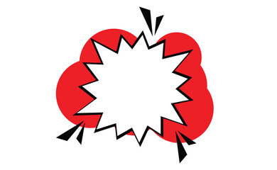 Comic burst, bursting star, starburst speech bubbles background.