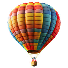 Colorful hot air balloon against black background (16)