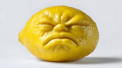 yellow lemon face