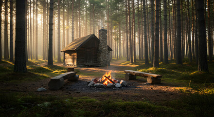 Peaceful Forest Cabin Serene Nature Retreat