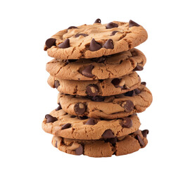 Stack of chocolate chip cookies (25)