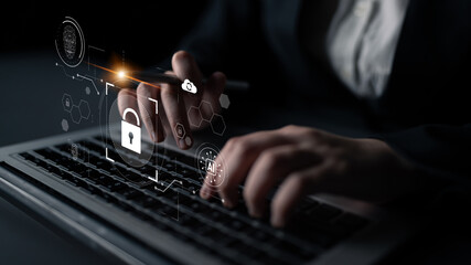 AI cyber security system using biometric authentication and privacy control. Cyber security...