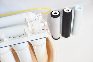 Osmosis water purification system filter replacement
