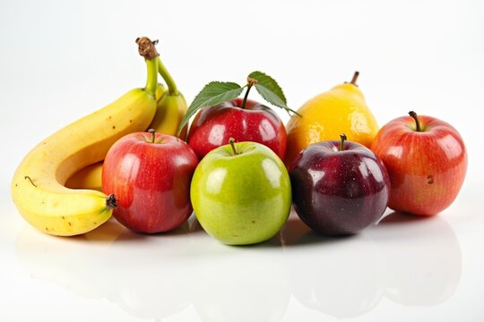 Diverse Customer Segments Represented by Different Fruits on a White Background