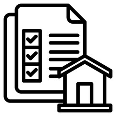 Estate Planning line icon