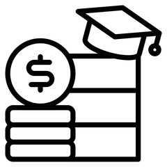Financial Literacy line icon