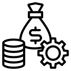 Investment Strategy line icon