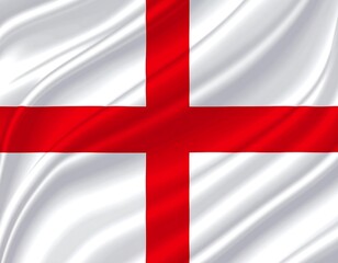 Obraz premium Flag with flowing fabric design