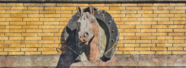 horse on the roof