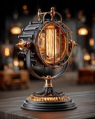 Robust spotlight, vintage style, durable high resolution picture