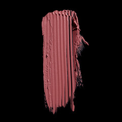 pink lipstick smear, cosmetics beauty product texture, lipstick swatch on the black background