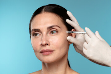 Facial Injection Procedure for Skin Rejuvenation and Anti-Aging Treatment