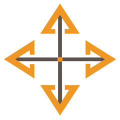 arrow direction arrows