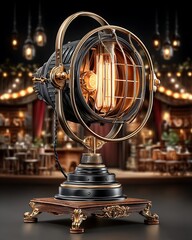 Antique stage lamp, unique, artistic high resolution picture