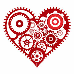 gears and heart