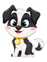 Cute cartoon dog